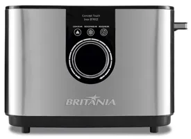 Torradeira Britânia Concept Touch BTR02I 2 Fatias Inox