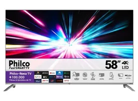Smart TV LED 58" Philco 4K PTV58G7UR2CSBL