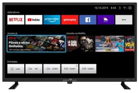 Smart TV LED 32" Britânia Full HD BTV32D10N5SKH 3 HDMI