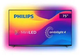 Smart TV Mini LED 75" Philips 4K HDR 75PML9507/78 4 HDMI