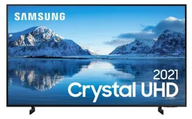 Smart TV LED 60" Samsung Crystal 4K HDR UN60AU8000GXZD