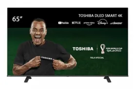 Smart TV DLED 65" Toshiba 4K 65C350L 3 HDMI