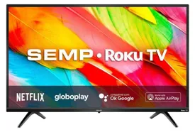 Smart TV LED 43" Semp Full HD 43R6500 3 HDMI