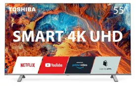 Smart TV DLED 55" Toshiba 4K HDR TB005 3 HDMI