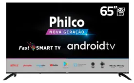 Smart TV LED 65" Philco 4K PTV65G70AGCBL 4 HDMI