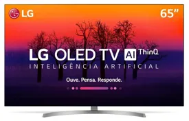 Smart TV OLED 65" LG ThinQ AI 4K HDR OLED65B8SSC