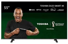 Smart TV DLED 55" Toshiba 4K 55C350L 3 HDMI