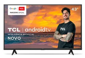 Smart TV LED 43" TCL 4K 43P615 3 HDMI