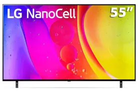 Smart TV Nano Cristal 55" LG ThinQ AI 4K HDR 55NANO80SQA.AWZ