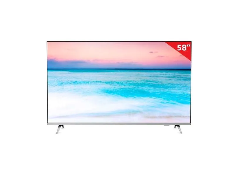 Smart TV LED 58" Philips Série 6600 4K HDR 58PUG6654/78