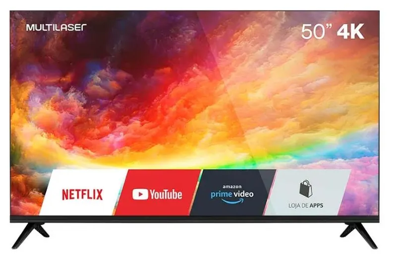 Smart TV LED 50" Multilaser 4K TL032 3 HDMI