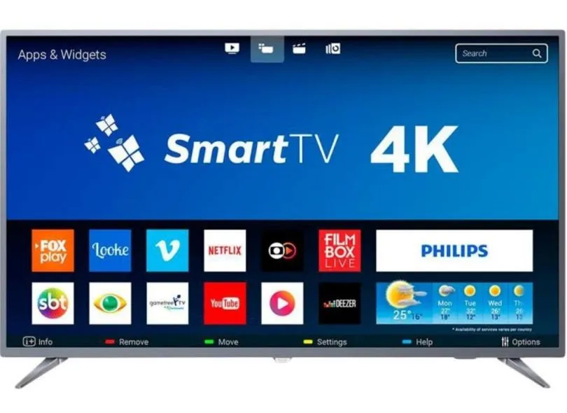 Smart TV LED 58" Philips 4K 58PUG6513 3 HDMI