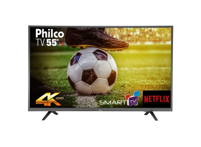 Smart TV LED 55" Philco 4K PTV55U21DSWNT 3 HDMI