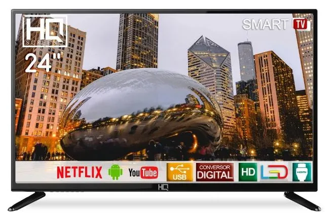 Smart TV LED 24" HQ HQSTV24NP 2 HDMI