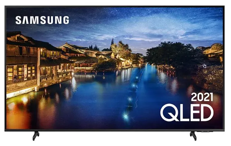 Smart TV QLED 55" Samsung 4K HDR QN55Q60AAGXZD 3 HDMI