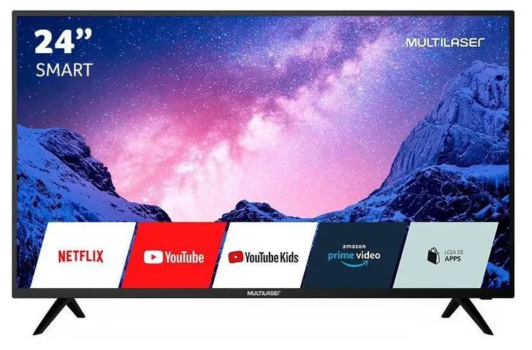 Smart TV LED 24" Multilaser TL040 2 HDMI