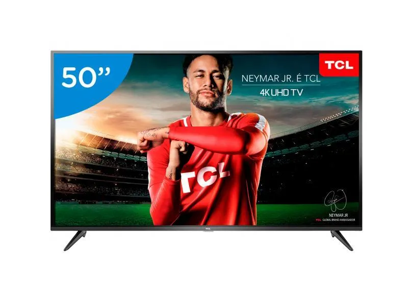 Smart TV LED 50" TCL 4K HDR 50P65US 3 HDMI