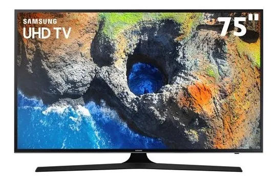 Smart TV LED 75" Samsung Série 6 4K HDR 75MU6100