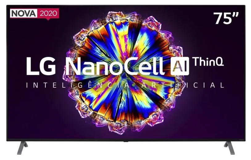 Smart TV Nano Cristal 75" LG ThinQ AI 4K HDR 75NANO90SNA