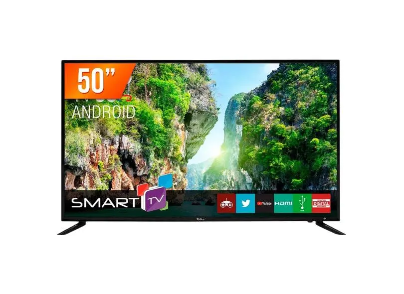 Smart TV LED 50" Philco Full HD PTV50D60SA 2 HDMI