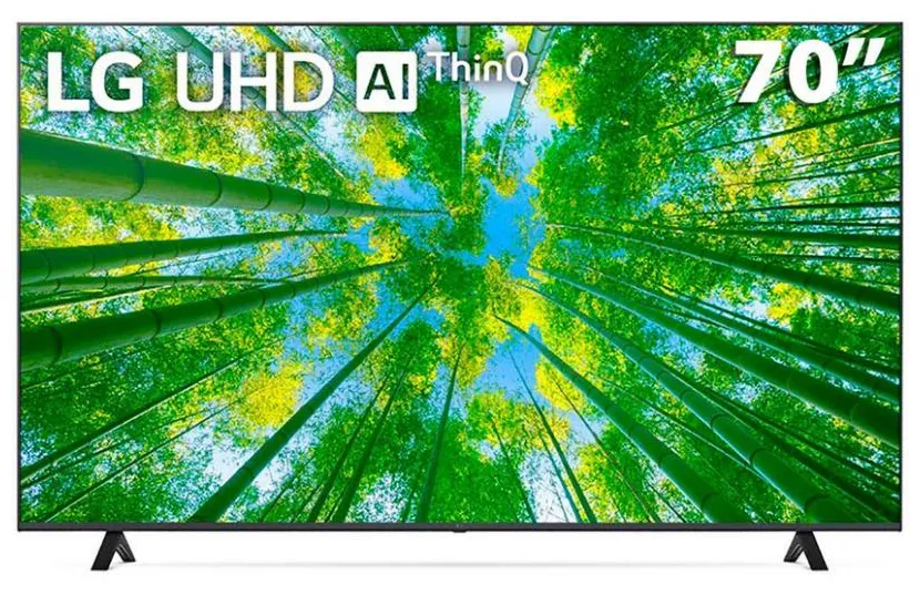 Smart TV LED 70" LG ThinQ AI 4K HDR 70UQ8050PSB.AWZ