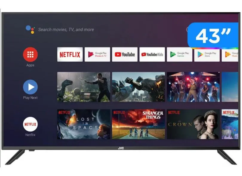 Smart TV LED 43" JVC Full HD HDR LT-43MB308 3 HDMI