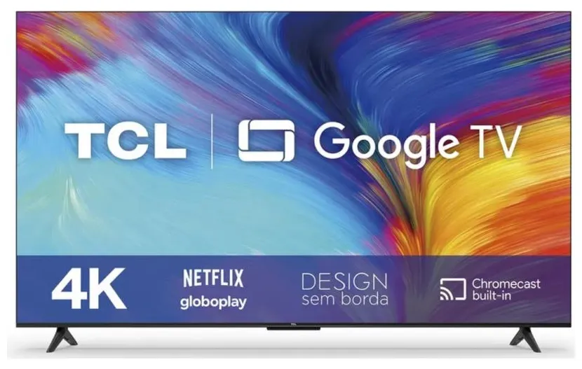 Smart TV LED 50" TCL 4K HDR 50P635 3 HDMI
