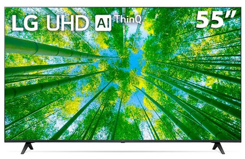 Smart TV LED 55" LG ThinQ AI 4K HDR 55UQ8050PSB.AWZ