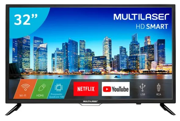 Smart TV LED 32" Multilaser TL006 2 HDMI