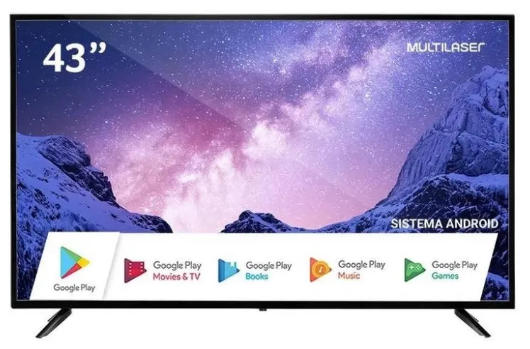 Smart TV LED 43" Multilaser Full HD TL046 3 HDMI