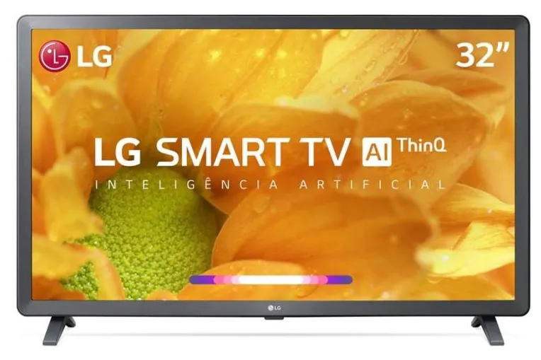 Smart TV LED 32" LG ThinQ AI HDR 32LM625BPSB 3 HDMI