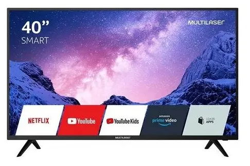 Smart TV LED 40" Multilaser Full HD TL030 2 HDMI