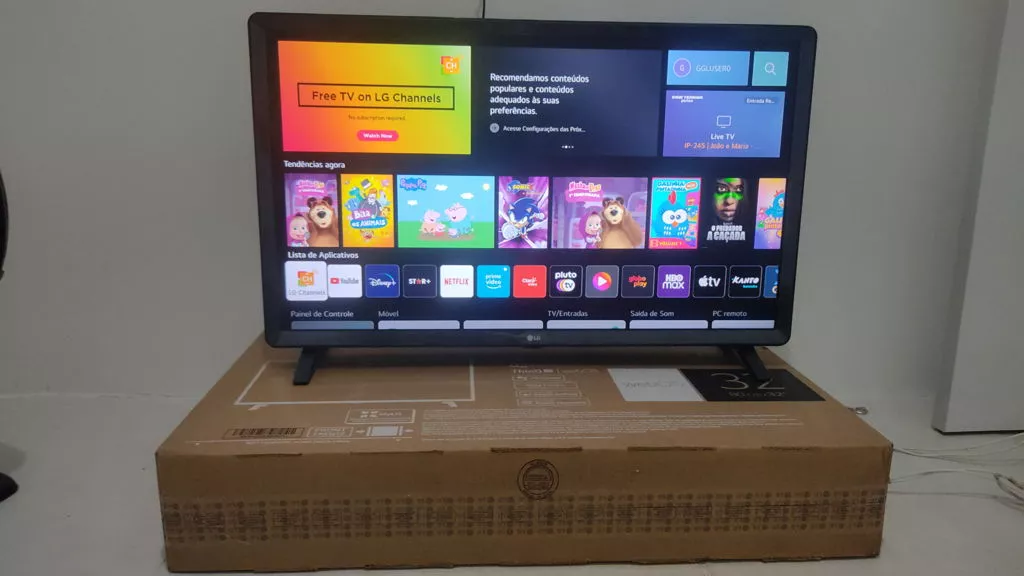 Smart TV LED 32 LG ThinQ AI HDR 32LQ620BPSB em Promoção é no Buscapé