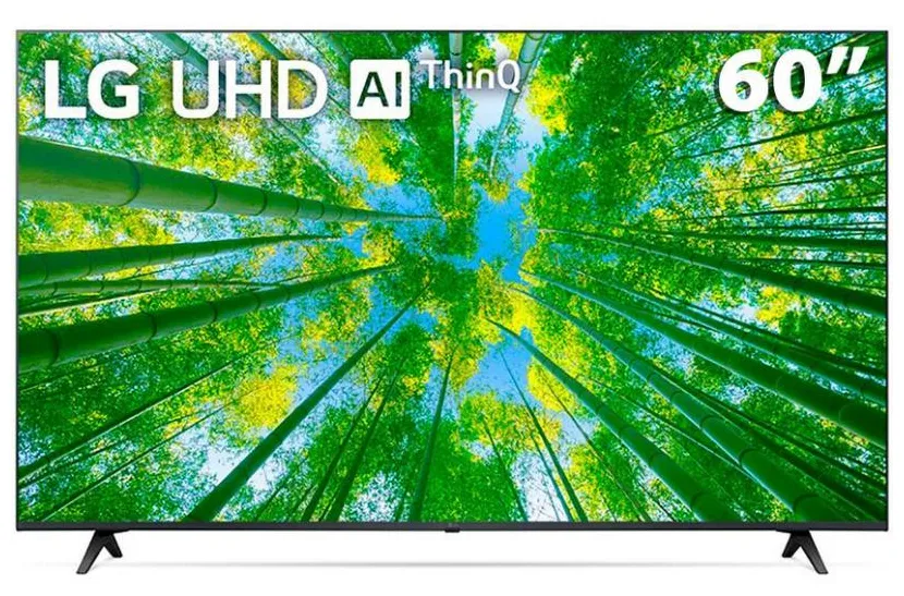 Smart TV LED 60" LG ThinQ AI 4K HDR 60UQ8050PSB.AWZ