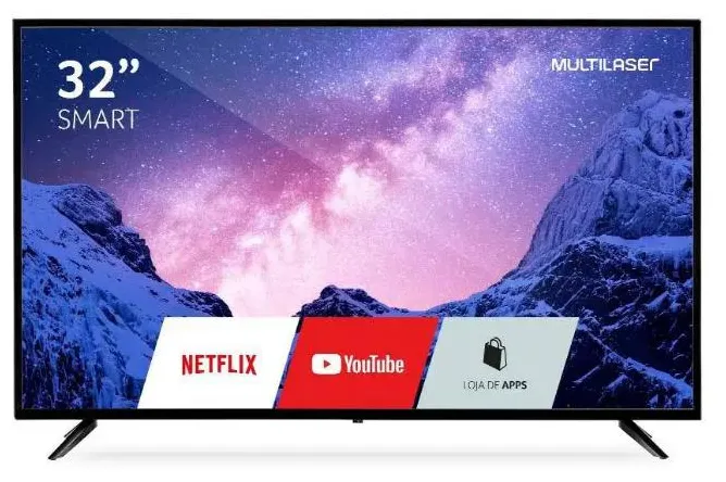 Smart TV LED 32" Multilaser TL026 3 HDMI