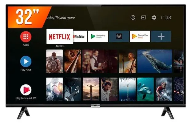 Smart TV LED 32" TCL HDR 32S6500 2 HDMI