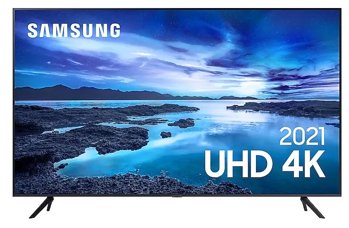 Smart TV LED 70" Samsung Crystal 4K HDR UN70AU7700GXZD