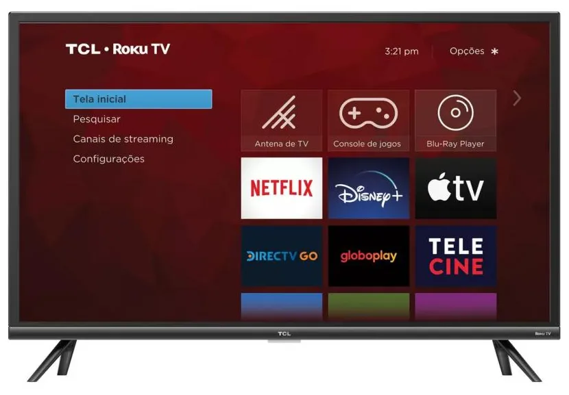 Smart TV LED 43" TCL Full HD 43RS520 3 HDMI