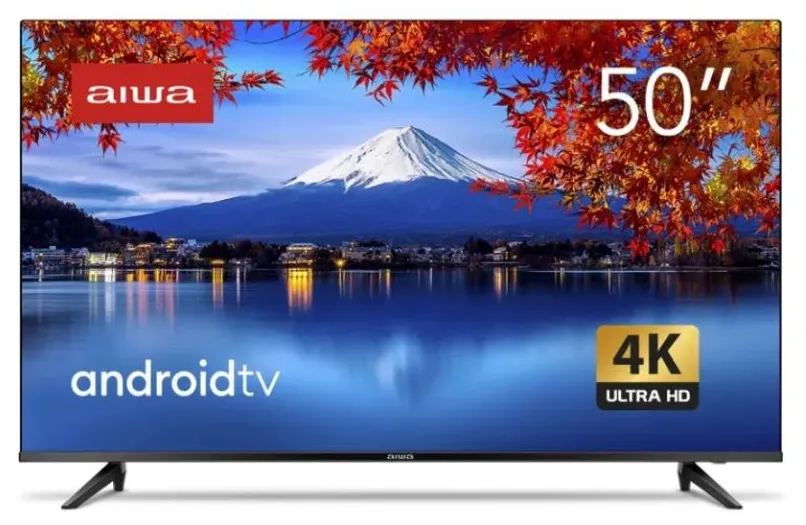 Smart TV LED 50" Aiwa 4K HDR AWS-TV-50-BL-02-A 3 HDMI