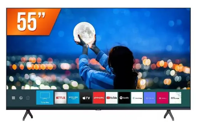 Smart TV LED 55" Samsung 4K HDR LH55BETHVGGXZD 2 HDMI