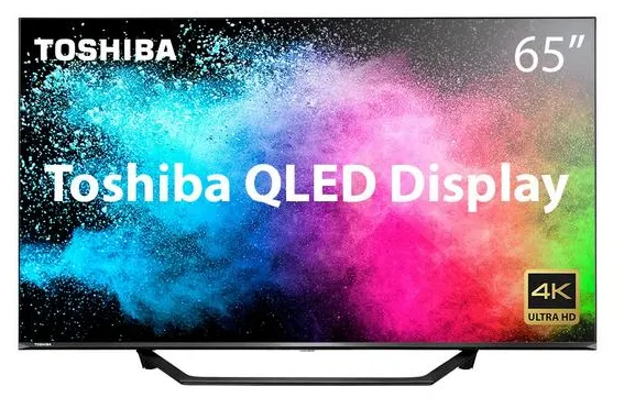 Smart TV QLED 65" Toshiba 4K HDR TB002 3 HDMI