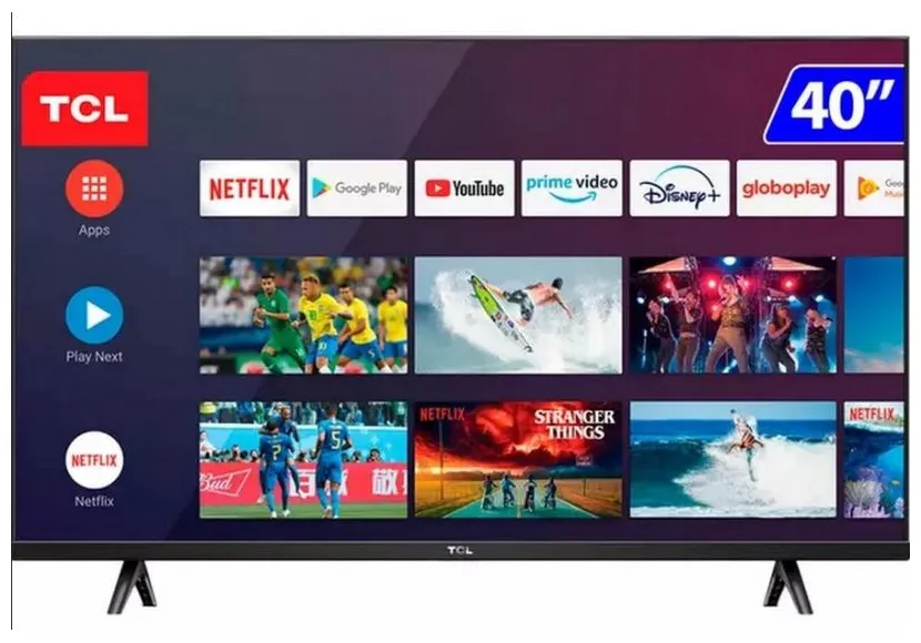 Smart TV LED 40" TCL Full HD HDR 40S615 2 HDMI