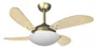 Ventilador de Teto VR Lux Volare Premium Gold 4 Pás