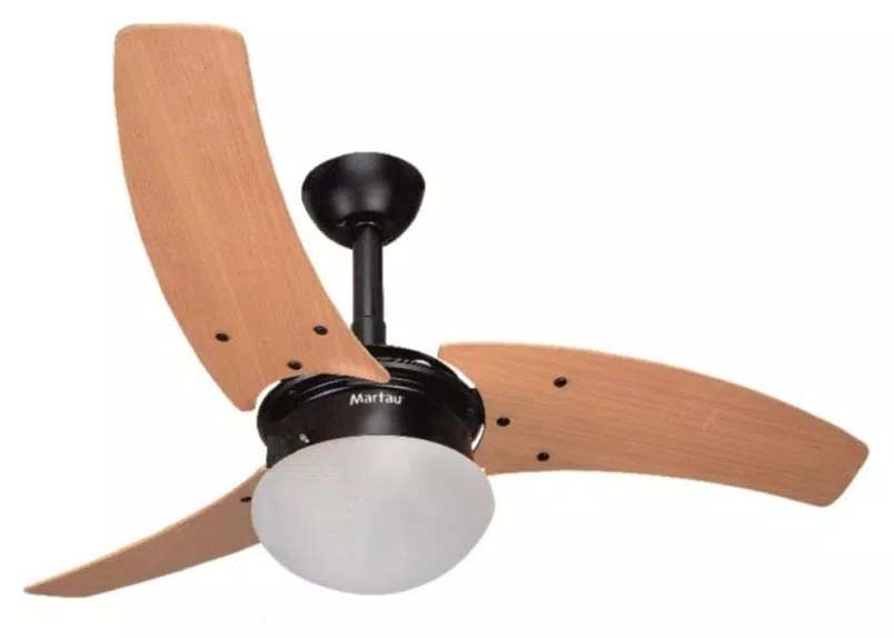 Ventilador de Teto Martau Orion Boina 108 cm 3 Pás 3 Velocidades