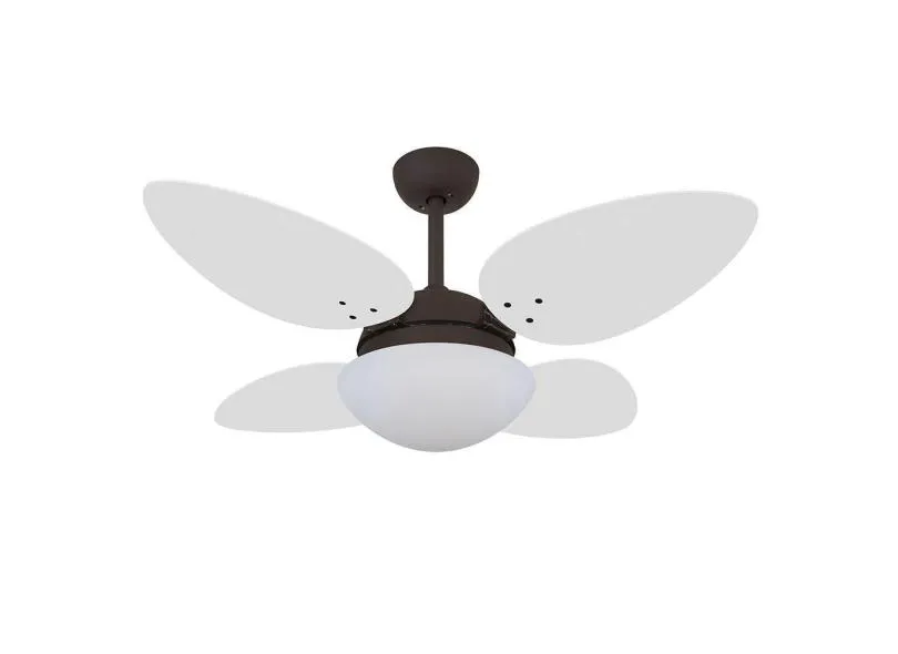 Ventilador De Teto Volare Marrom Vd42 4 Pás  -