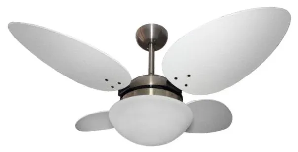 Ventilador De Teto 4 Pás Volare Bronze Vr42 Pétalo Palmae Bronze/