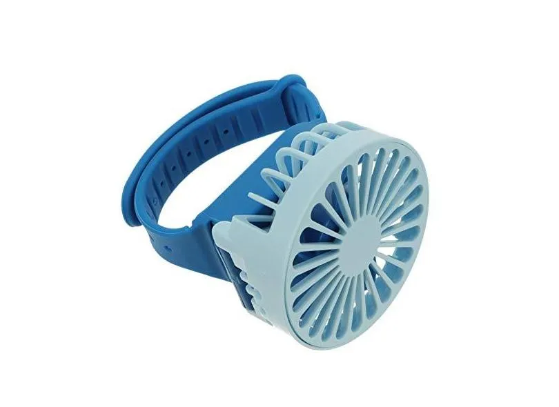 Hemobllo Mini Fan- Ventilador Silencioso Cobrando Recarregável Crianças Alça USB Ventilador Ao Ar Livre de Pulso Do Silicone de Pulso Portátil Assista Mão Portátil Realizada Ventilador