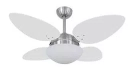 Ventilador Teto Volare Escovado Vd42 4 Pás  - 