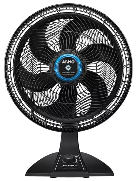 Ventilador de Mesa Arno Ultra Silence Force VD55 40 cm 6 Pás 3 Velocidades