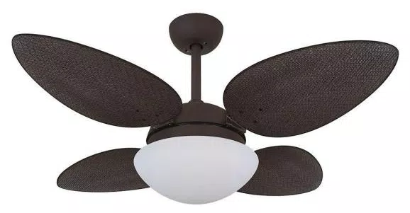 Ventilador De Teto Volare Marrom Corten Vd42 4 Pás -